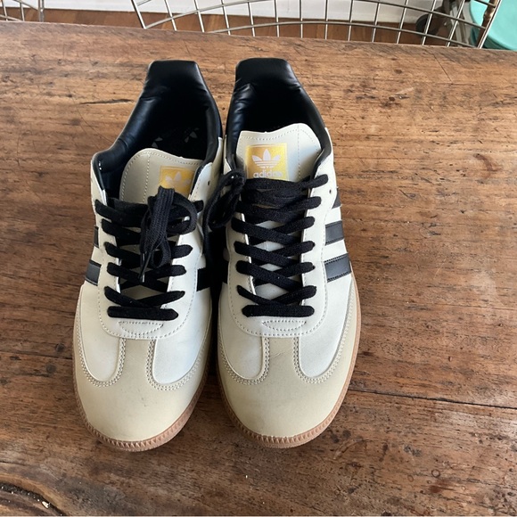 Adidas Samba Black and Cream Sneakers - Picture 3 of 3